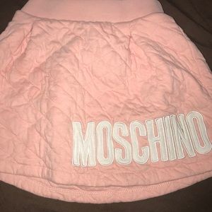 Girls pink Moschino skirt
